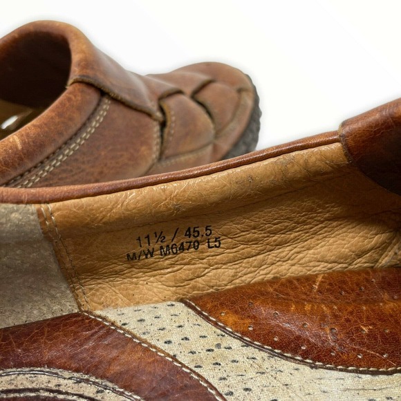 Børn Brown Leather Sandal Size 11.5 main image 8